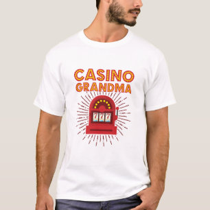 Casino Grandma Slot Machine Gambling Grandmother T-Shirt