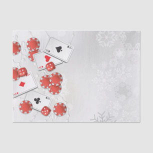 Casino Holiday Tissue Paper