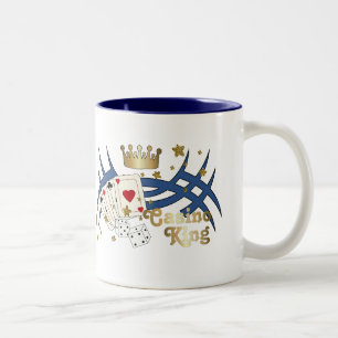 Casino King Two-Tone Coffee Mug