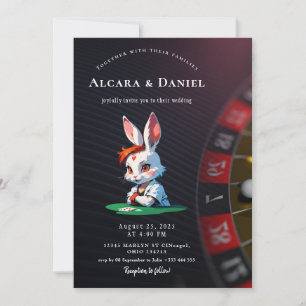 Casino Las Vegas Poker wedding Invitation
