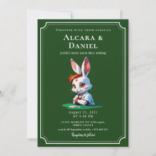 Casino Las Vegas Poker wedding Invitation