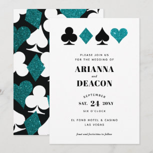 Casino moderne Faire-part de mariage de Parties sc