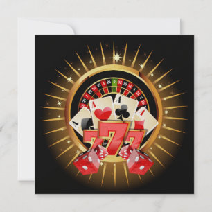 Casino Night Invitation