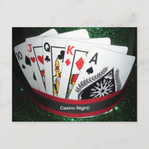Casino Night Party Card