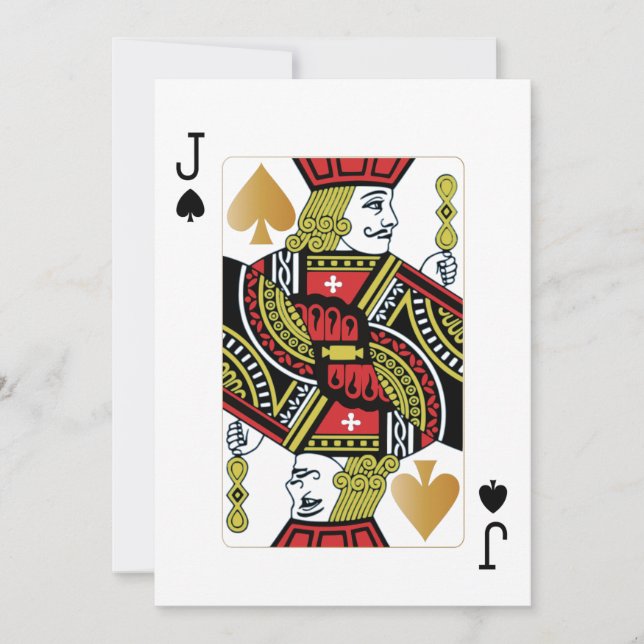 Casino Party Playing Card 12 (Front)