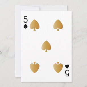 Casino Party Playing Card 5