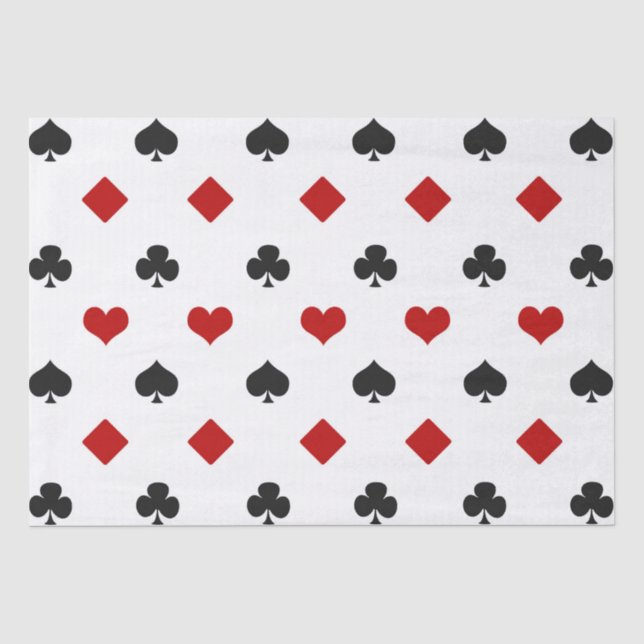 Casino Pattern  Tissue Paper (Front)