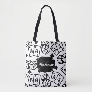 Casino Pattern Tote Bag