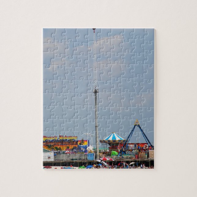 Casino Pier Seaside Heights New Jersey Shore Jigsaw Puzzle (Vertical)