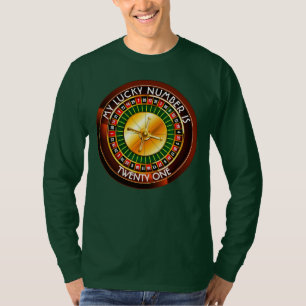 Casino Roulette Wheel With Your Lucky Number T-Shirt