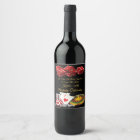 Casino Royale 50th Birthday Party Wine Juice Label
