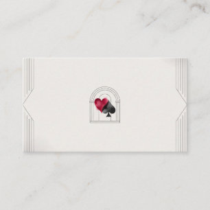 Casino Royale Noir Place Card