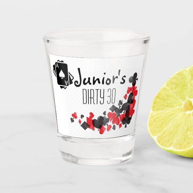 Casino Shot Glass (Front)