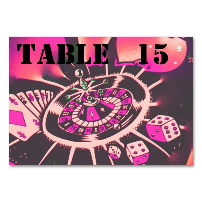 Casino Thème Cartes de jeu (Devant)