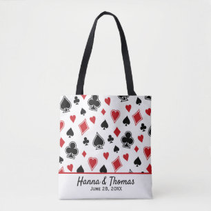 Casino Theme Las Vegas Wedding Tote Bag