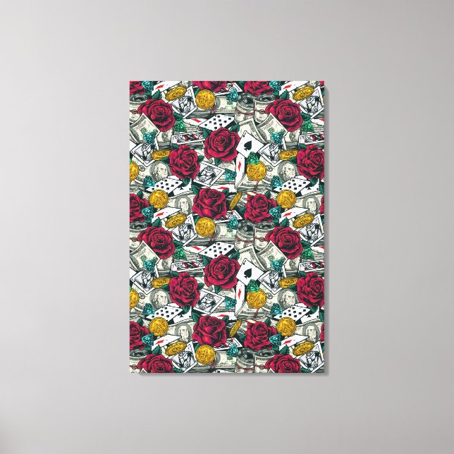 Casino Vibes Canvas Print (Front)