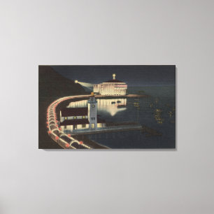 Casino Way to the "Romance Promenade" Canvas Print