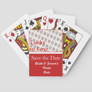 Casino Wedding deck of Playing Cards Save the Date