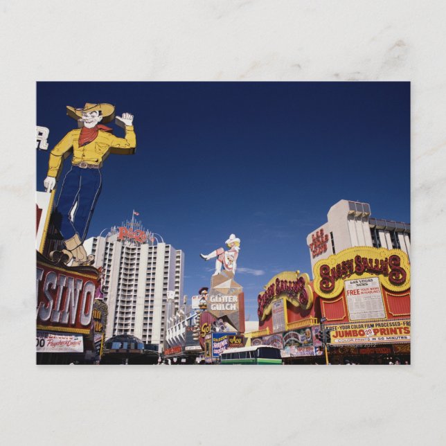 Casinos and hotels in Las Vegas Postcard (Front)