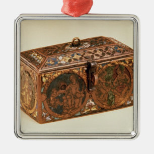 Casket, 13th century metal ornament
