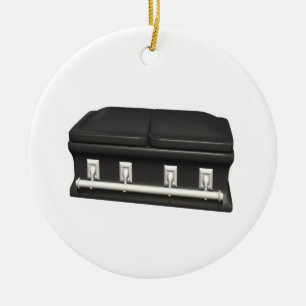 CASKET CERAMIC ORNAMENT