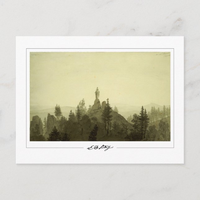 Caspar David Friedrich #12 - Fine Art Postcard (Front)