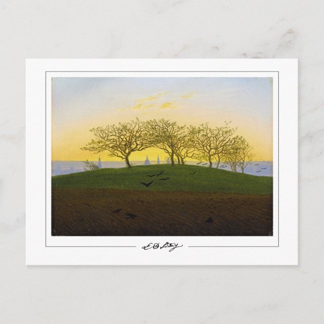 Caspar David Friedrich #137 - Fine Art Postcard (Front)