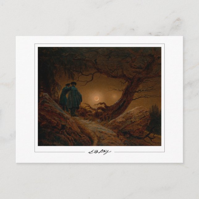 Caspar David Friedrich #15 - Carte postale Art (Devant)
