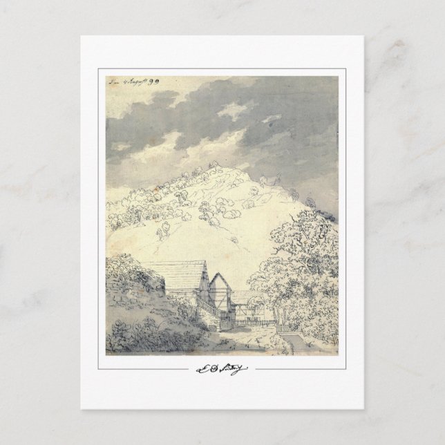 Caspar David Friedrich #162 - Fine Art Postcard (Front)