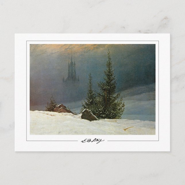 Caspar David Friedrich #23 - Fine Art Postcard (Front)