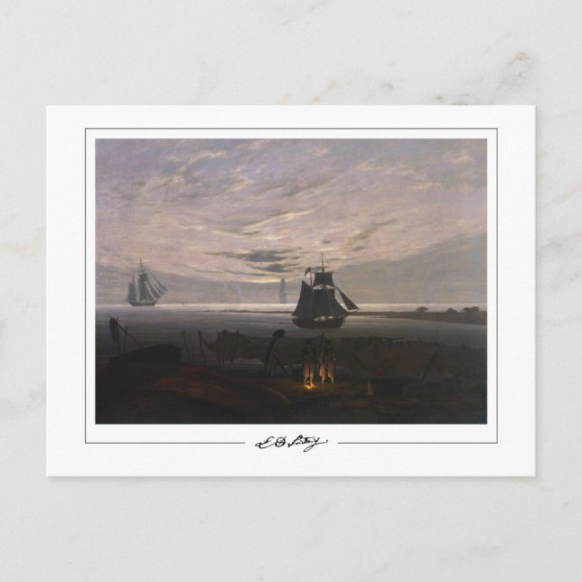 Caspar David Friedrich #59 - Fine Art Postcard (Front)