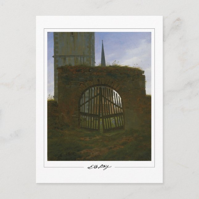 Caspar David Friedrich #62 - Fine Art Postcard (Front)