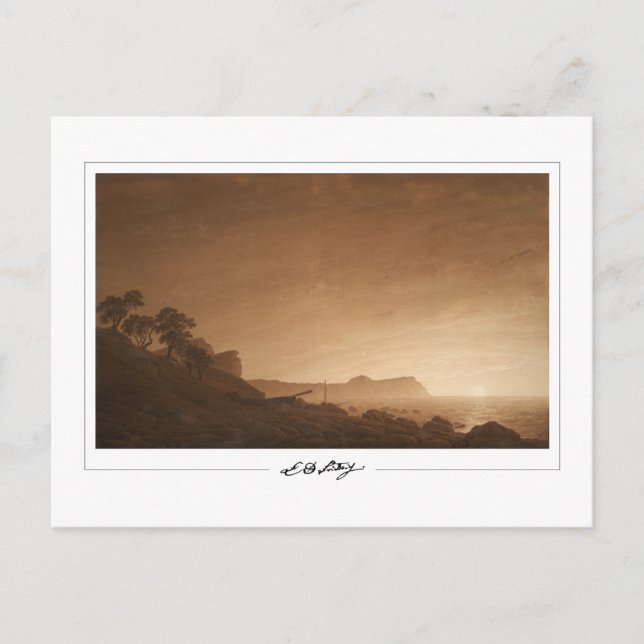 Caspar David Friedrich #7 - Fine Art Postcard (Front)