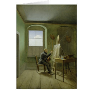 Caspar David Friedrich in his studio, 1811