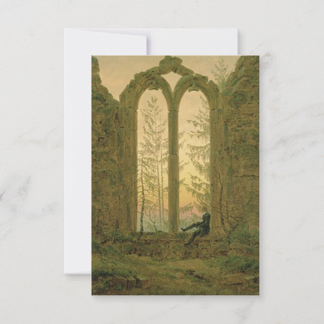 Caspar David Friedrich - The Dreamer Card (Front)