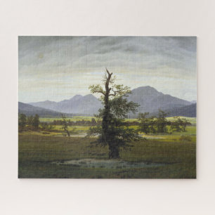 Caspar David Friedrich 'The Lonesome Tree' art Jigsaw Puzzle