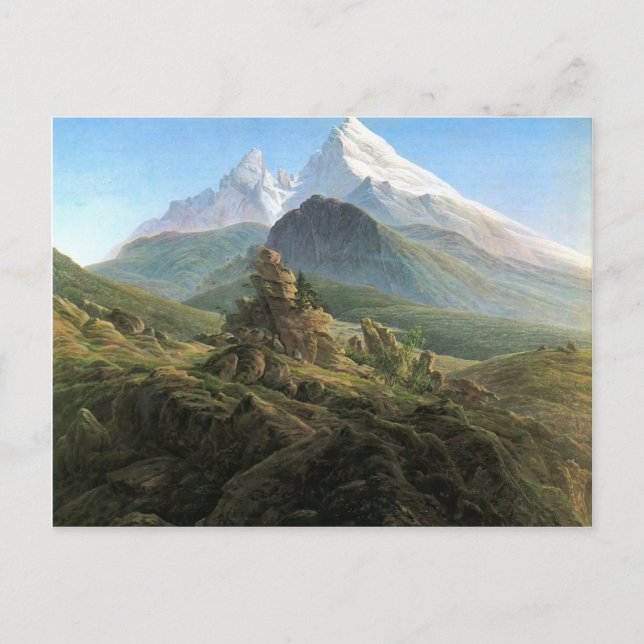 Caspar David Friedrich- The Watzmann Postcard (Front)