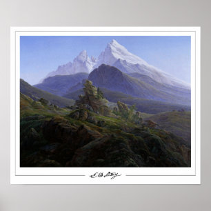 Caspar David Friedrich Zedign Art Poster #140