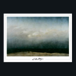 Caspar David Friedrich Zedign Art Poster #20<br><div class="desc">Caspar David Friedrich #20 (Monk By Sea) art & signature poster by The Zedign House. For more images & designs from Caspar David Friedrich - Paintings & Drawings,  visit https://books.zedign.com/zas/26.html</div>