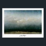 Caspar David Friedrich Zedign Art Poster #20<br><div class="desc">Caspar David Friedrich #20 (Monk By Sea) art & signature poster by The Zedign House. For more images & designs from Caspar David Friedrich - Paintings & Drawings,  visit https://books.zedign.com/zas/26.html</div>