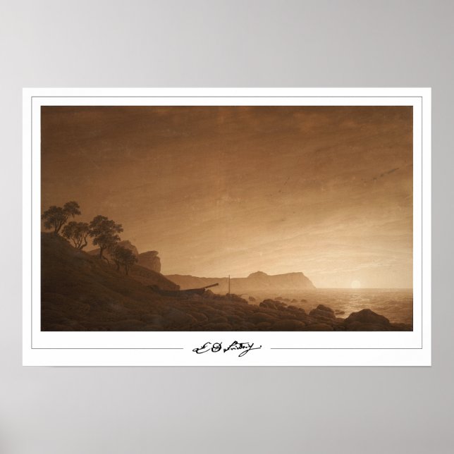 Caspar David Friedrich Zedign Art Poster #7 (Front)