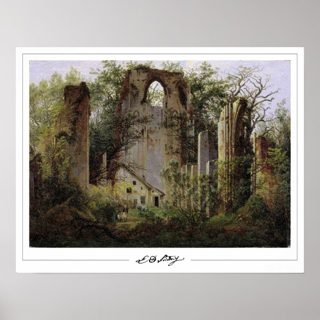 Caspar David Friedrich Zedign Art Poster #93 (Front)