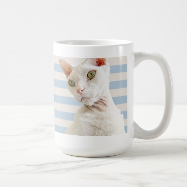 Casper Blue Stripe Mug (Right)