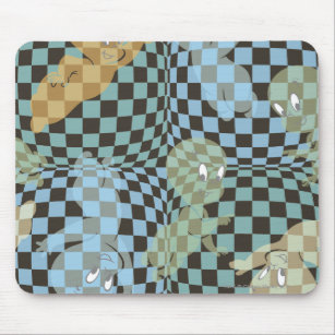 Casper Chequered Pattern Mouse Pad