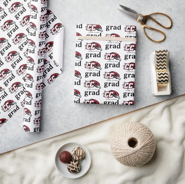 Casper College Graduation Wrapping Paper (Crafts)
