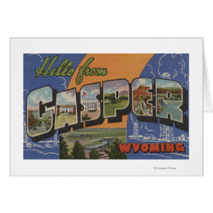 Casper, Wyoming - Large Letter Scenes