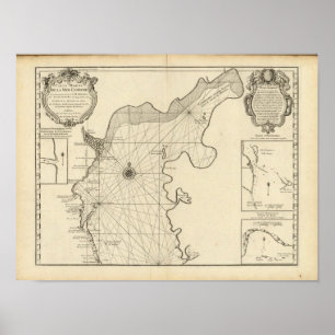 Caspian Sea and Asia Poster