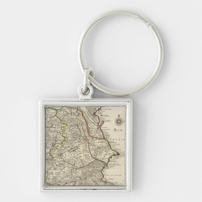 Caspian Sea Region Keychain (Front)