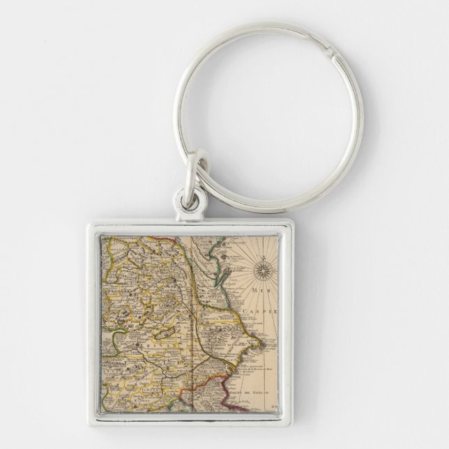 Caspian Sea Region Keychain (Front)