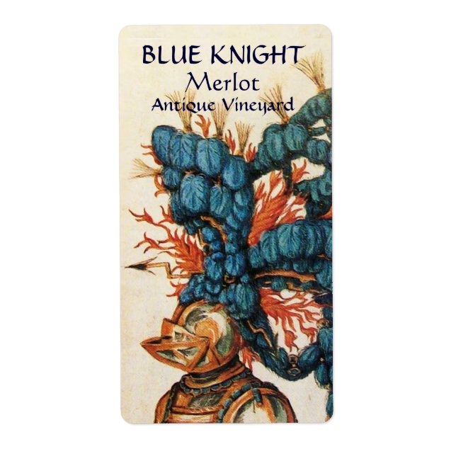 CASQUE DE NUIT AVEC FEUILLES BLEU ROUGE, Dégustati (Devant)
